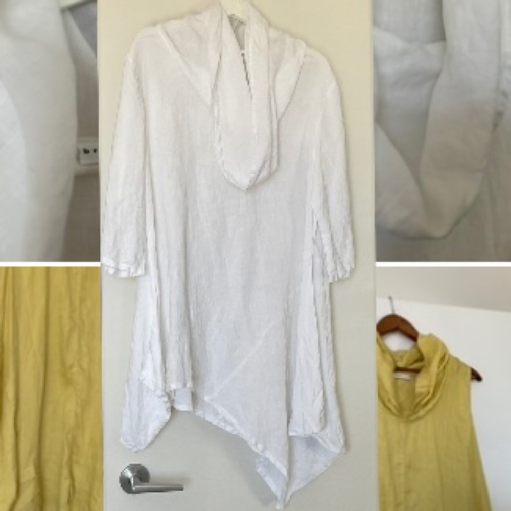 Bryn Walker Noa linen top with sleeves